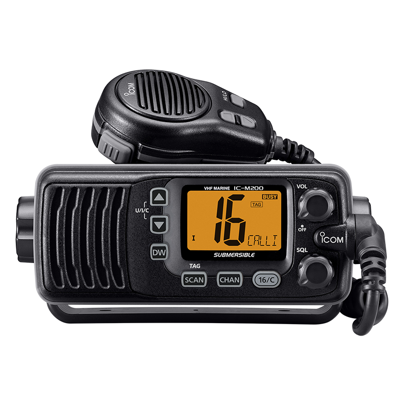 Icom IC-M200 — основной блок и ручной микрофон
