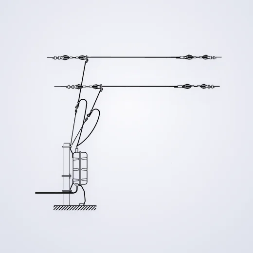 Антенна КВ 2W-L10 1-30 МГц