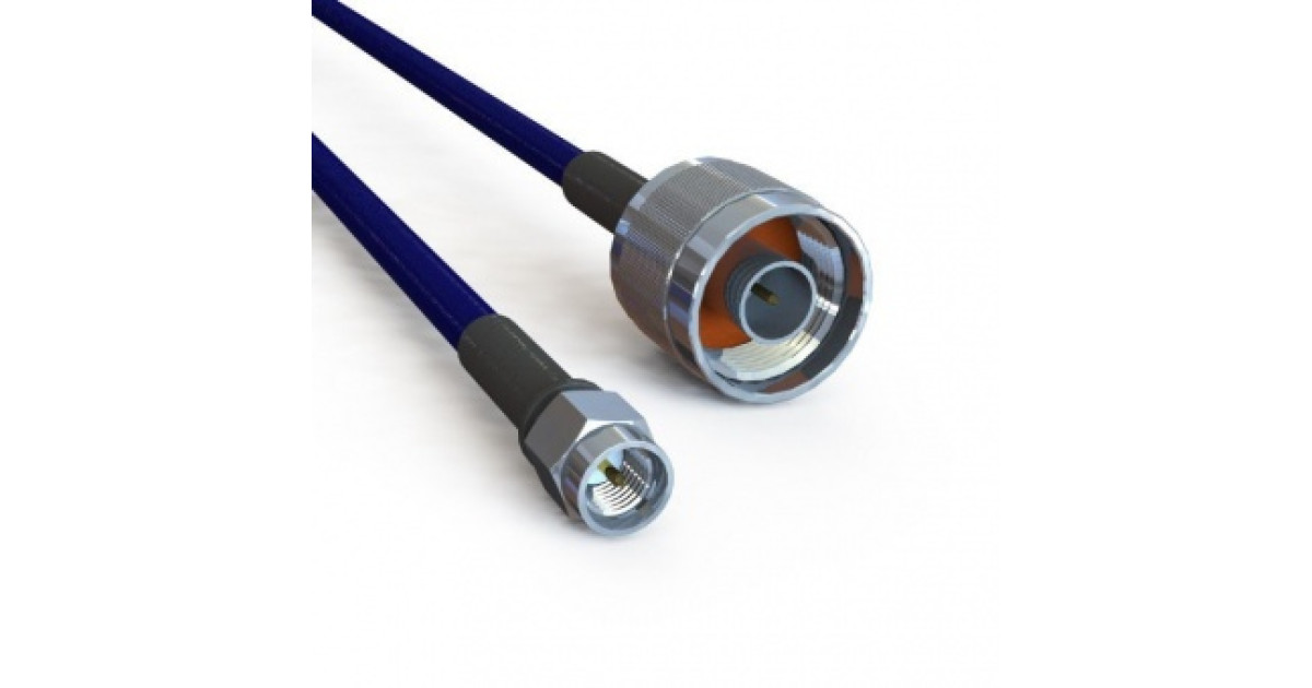 RG58 SMA-male — N-male, 10 м